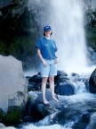 Taranaki Falls With Hilary